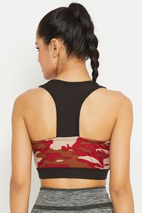 Soutien-gorge de sport réversible grande taille pour femme, bretelles ajustables, col rond, maintien moyen, respirant, haut de sport fitness - Product Image 3