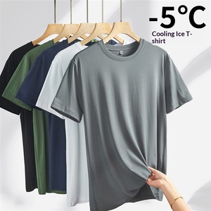 เสื้อยืดพรีเมียมผู้ชายทรงปกติ แขนสั้น ผ้าถัก 100% คอตตอน เป็นมิตรต่อสิ่งแวดล้อม ไม่ยับ หรูหรา สั่งทำพิเศษ - Product Image 2