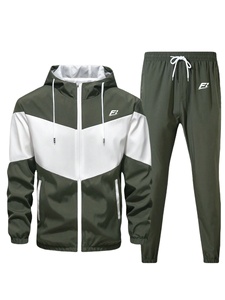 Conjunto Deportivo Personalizado para Hombre, de Poliéster y Algodón, Corte Regular, Chaqueta con Capucha, Pantalones Deportivos, Venta al por Mayor, Etiqueta Privada OEM, Pedidos al por Mayor en EE. UU. - Product Image 6