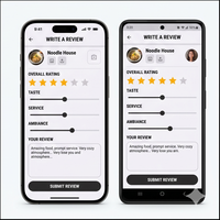 Aplicación Social de Comentarios de Comida RoyalCraft para iOS/Android/Mac: Reseñas de Restaurantes y Opiniones sobre la Gastronomía