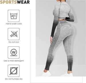 Women's Solid Comfortable Workout Gym Fitness Activewear Set Quick Dry Backless Yoga Low Cut High Waist Sports Bra Leggings Plus - Product Image 2