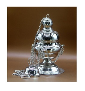Brûleur d'encens en laiton durable et élégant avec chaîne, pour la maison, l'église, l'encens indien, qualité supérieure, marque ZHE, fabriqué en usine - Product Image 4