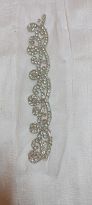 Kushang Textile African Mirror Hand Embroidery Floral Pattern SEQUENCE LACE Customized Color Net <b>Fabric</b> <b>Beads</b>/Jarkan Trim Soft - Product Image 2