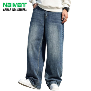 Mens Slim Fit Stretchable Blue Denim Jeans Durable Cotton Fabric Casual Wear Pants For Men Stylish Fashion Trousers - Product Image 1