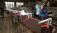 Pince à serrage rapide à cliquet robuste réglable en acier, 500 kg de force, pour le travail du bois et des métaux, directement de l'usine