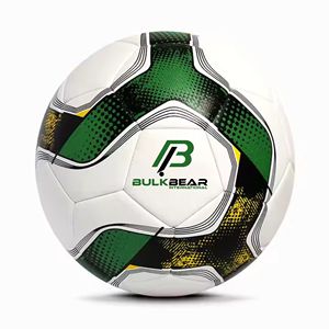 Ballon de football en PVC souple, couleurs vives, toucher doux, tailles 3, 4, 5, ballons promotionnels, personnalisables, cousus à la machine. - Product Image 1