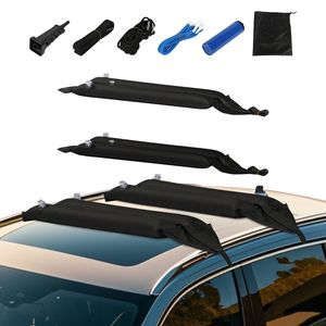 37.6 Inch Universal <b>Inflatable</b> Soft Aluminium Roof Rack Pads 88LBS Kayak Carrier 2 Ties 37.6 Inch Universal <b>Car</b> Roof Rack Pads - Product Image 1