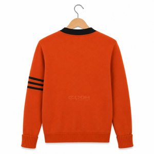 เสื้อคาร์ดิแกนไหมพรมอะคริลิกถักลายโลโก้สั่งทำพิเศษสำหรับกลุ่มพี่น้องสตรีนักศึกษา Cosh International Sisterhood สำหรับฤดูหนาวแบบกรีก - Product Image 4