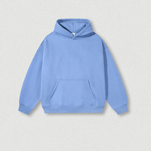 Sweat-shirt à capuche oversize pour homme, couleur unie, en molleton de coton, décontracté, coupe classique, avec poches, idéal pour l'automne - Product Image 1