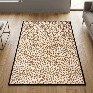 Tapis rectangulaire abstrait en laine Krafterscustom, moelleux, tufté, lavable, avec envers antidérapant en polypropylène, pour salon, gris - Product Image 6