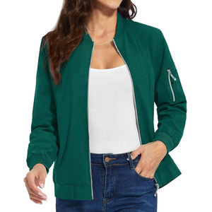 Chaqueta Bomber de Nailon Personalizada para Mujer con Bordado, Ropa Exterior Transpirable y Resistente al Viento - Product Image 5