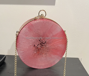 Embrague de resina de diseñador de lujo a la moda para niñas, regalo de boda, bolso de mano para fiesta, bolso de resina de mano a la moda - Product Image 3
