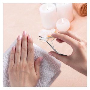 Coupe-cuticules pour la beauté des ongles avec logo personnalisé, en acier inoxydable, pour manucure. - Product Image 5