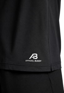 Camiseta de Manga Corta Casual con Cuello Redondo 100% Algodón para Hombre, Marca AMY, Corte Regular, Logotipo Personalizado en Relieve, Transpirable, Lisa, Venta al Por Mayor - Product Image 6
