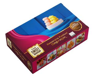 Caja de paquete de comida, galleta de caramelo, impresión personalizada, pastelería dulce de lujo, postre, Mini caja de embalaje de alimentos dulces - Product Image 1
