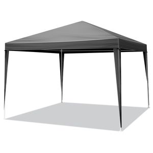 Gazebo Impermeabile 3x3m per Eventi all'Aperto - Tenda Nera per Matrimoni, BBQ e Catering - Product Image 4