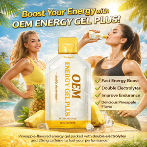 Gel Energético Deportivo Puro, Suplemento Rápido de Carbohidratos, Apoyo a la Resistencia, Equilibrio de Electrolitos, Combustible Rápido para Correr, Ciclismo y Fitness - Product Image 1