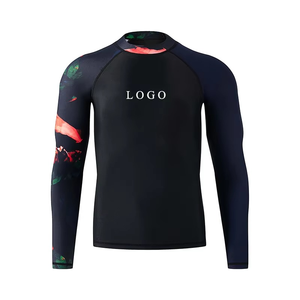 Camisetas de Jiu Jitsu Personalizadas con Logotipo Sublimado al por Mayor, Camisetas de Natación Lisas para Fitness, Camisetas de Manga Larga Estampadas para Hombre, Rashguard de MMA para BJJ - Product Image 4