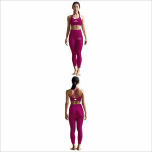 Conjuntos de yoga de cintura alta para mujer, ropa deportiva para gimnasio o práctica de yoga, conjuntos de yoga para mujer en venta - Product Image 5
