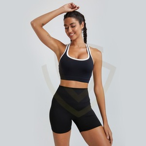 เสื้อชั้นในกีฬาไร้ตะเข็บปักลายเนื้อผ้านุ่มสบายสำหรับนักกีฬาวัยรุ่น รับสกรีนโลโก้ เสื้อชั้นในกีฬาคุณภาพสูงสำหรับโยคะ - Product Image 4