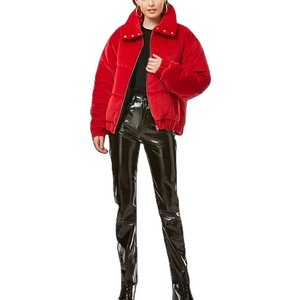 OEM logotipo personalizado Casual Puffer chaqueta de las mujeres abrigos personalizados Puffer chaquetas de invierno para las mujeres - Product Image 5