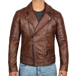 Veste d'hiver pour homme en cuir véritable PU, design personnalisé, cuir de vachette original, écologique, respirante, vente en gros - Product Image 6