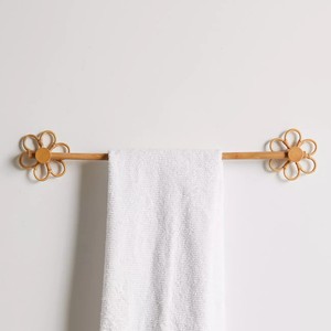 Rattan scarf display rack <b>circle</b>-shape racks decorative towel <b>ring</b> hanger for bath kitchen - Product Image 6