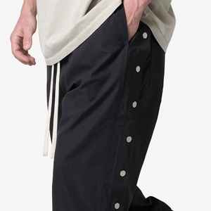 Pantalones Cargo de Nylon para Hombre, Estilo Urbano, con Botones Laterales, Anchos, Holgados, Tácticos, Deportivos, OEM ODM - Product Image 2
