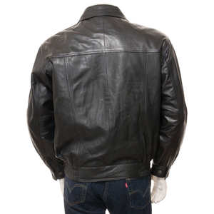 Chaqueta de cuero para hombre estilo urbano de última moda / 2 bolsillos laterales personalizables al mejor precio, chaqueta de cuero para hombre para invierno - Product Image 2