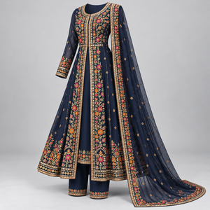 High Quality <b>Women</b> Mehndi <b>Dress</b> With Traditional Styling Decorative Embellishments And Comfortable Fit <b>For</b> Special Events Casual - Product Image 5