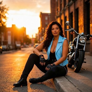 <b>Women's</b> Genuine <b>Leather</b> Vest <b>Vintage</b> Biker Motorcycle Style V-Neck Slim Fit Waterproof Windproof Sleeveless Outerwear 2026 - Product Image 2
