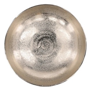 Frutero de Pedestal Plateado de Lujo, Centro de Mesa de Metal Hecho a Mano, Acabado Níquel Champán Premium, para Decoración de Hoteles y Hogares - Product Image 2