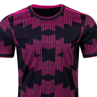 Uniforme de Fútbol Personalizado Premium, Camiseta de Fútbol Sublimada con Estampado, Manga Corta, Secado Rápido, Transpirable, Poliéster, Kit de Equipo, Suministro OEM