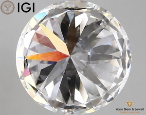 Joya de Alta Gama para Hombre con Certificado IGI, Diamante Cultivado en Laboratorio CVD de 5.00 Quilates, Corte Brillante Redondo, Color D, Claridad VS1, 10.92 mm - Product Image 4