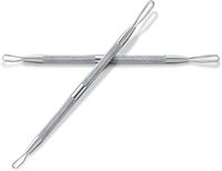 Extractor de Puntos Negros 2 en 1 UBI de Acero con Alto Contenido de Carbono, Herramienta Profesional para Eliminar Comedones, Cuidado de la Piel
