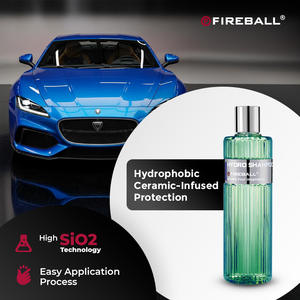 Shampoo hydrophobe Fireball 500 ml, formule neutre au pH, sans danger pour la peinture, les revêtements et le PPF, haute brillance, hydrophobe pour voitures et SUV - Product Image 6