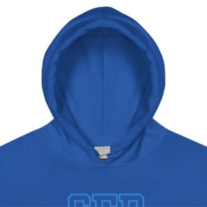 เสื้อฮู้ดปักลายสำหรับทุกเพศ รุ่น Royal Pullover ผ้าฟลีซนุ่ม สวมใส่สบายๆ ในชีวิตประจำวัน สไตล์ลำลองแบบสปอร์ต - Product Image 3