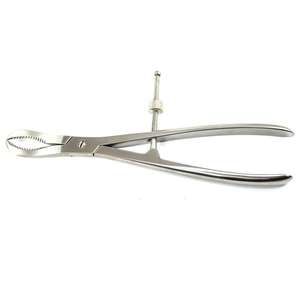 16cm 3.5mm Manual Steel and Stainless Steel Forceps with <b>Thread</b> <b>Lock</b> for Bone Reduction Power Source Manual by Dentavex - Product Image 4