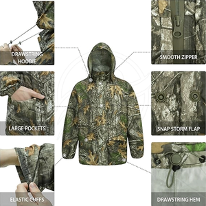 Combinaison de chasse de qualité supérieure, matière résistante, nouveau modèle, pour la chasse et le camping - Product Image 4