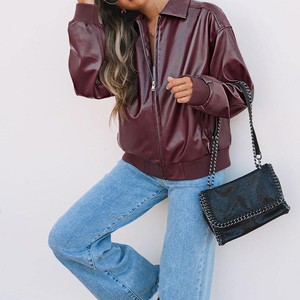 Vestes en cuir véritable pour femmes, vestes en cuir d'agneau de haute qualité, design personnalisé, vestes pour femmes - Product Image 4