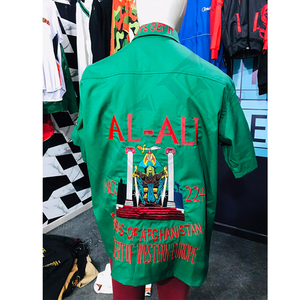 Camisa Verde Personalizada de los Shriners – Bordada con la frase “I Am Our Mystic Temple 2002” – Regalia Masónica - Product Image 6