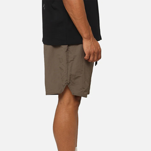Shorts de sport décontractés en nylon pour hommes, couleur marron foncé, pour l'été, la course à pied et l'entraînement - Product Image 3