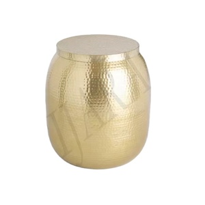 Handmade Hammered Design Metal Coffee <b>Table</b> Modern Luxury Center <b>Table</b> Gold Color Finished for Home Use Fancy <b>Table</b> - Product Image 1