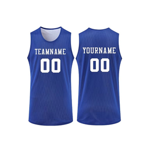 Maillots de basketball sans manches respirants et antibactériens pour sublimation, avec patch brodé pour équipe, design tendance, personnalisables, couleur turquoise - Product Image 4