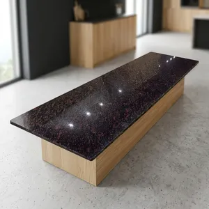 Luxury Cat Eyes Leather Granite Textured Natural <b>Stone</b> Slabs for Premium Countertops Staircases Hotel Projects and Modern - Product Image 4