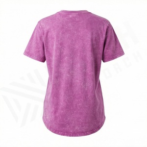 T-shirts pour hommes en coton respirant, lavés à l'acide, nouveau style, coupe classique, t-shirts décontractés, haute qualité, style tendance pour l'été - Product Image 2