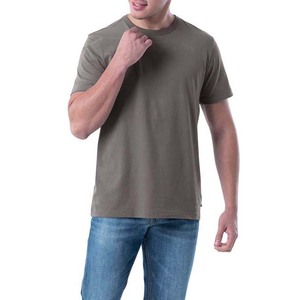 เสื้อเชิ้ตผู้ชายทรงทางการคุณภาพดี OEM/ODM ขนาดใหญ่พิเศษ ผ้าฝ้าย 100% ปักโลโก้ได้ตามต้องการ แขนสั้น คอกลม ผ้ากันเป็นขุย - Product Image 1