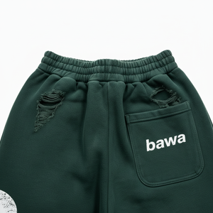 Pantalon de survêtement homme délavé à l'acide, design personnalisé, 100% coton, style jogger, streetwear vieilli, impression sérigraphiée, haute qualité - Product Image 3
