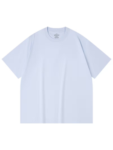 220G Combed Pure Men's T-Shirt Short Sleeve O-Neck Regular Fit Breathable Quick Dry Eco-Friendly Casual Trendy - Product Image 3