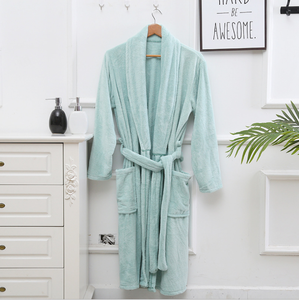 Albornoz Nesta Sports súper suave y cálido, juego de regalo de lujo para spa, albornoz para hombre - Product Image 4